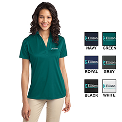 LADIES PORT AUTHORITY SILK TOUCH PERFORMANCE POLO